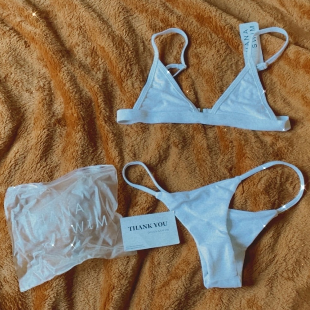 NWT OHANA WHITE SWIMSUIT
